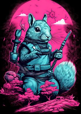 Samurai squirrel