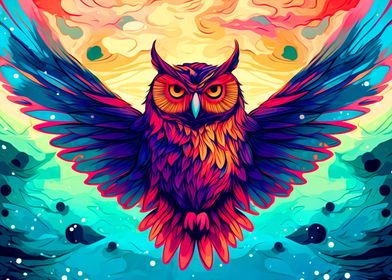 Colorful Owl