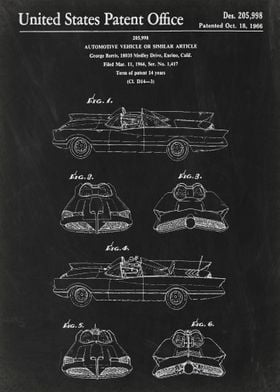 Batmobile patent 