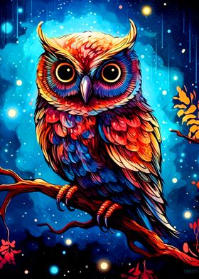 Colorful Owl