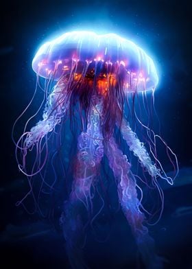 jellyfish blue