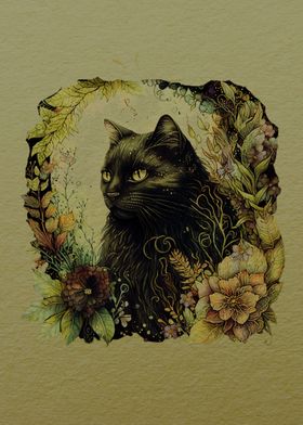 fantasy black cat