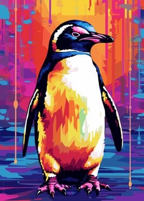 Penguin Animal Pop Art