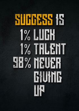 SUCCESS IS