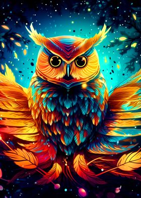 Colorful Owl