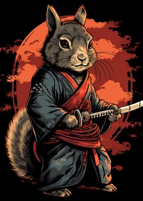 Samurai squirrel