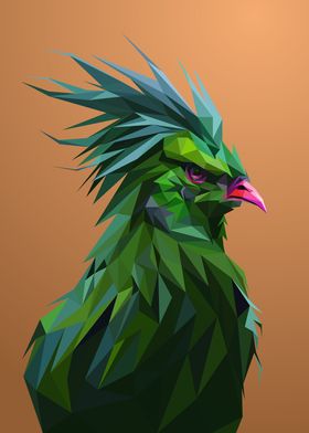 Rooster Lowpoly