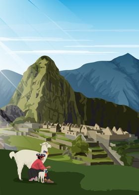 Machu Picchu Travel Print