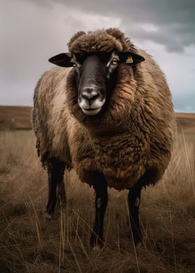 Playful sheep