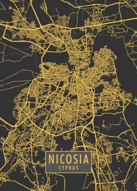 Nicosia Map