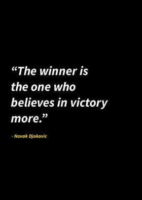 Novak Djokovic quote 