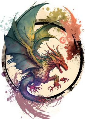 Dragon Artwork Painting