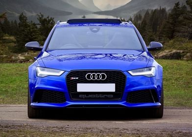 'Audi RS6' Poster by Indi Creator | Displate