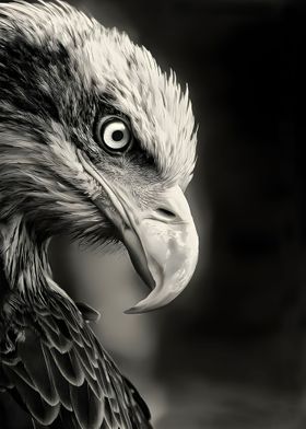 Black White Eagle