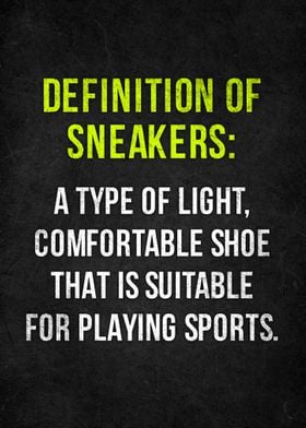 Definition of Sneakers