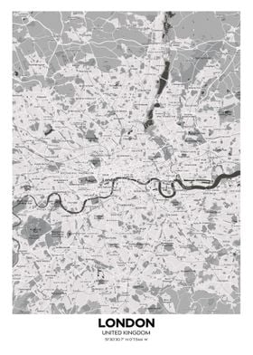 London united kingdom map