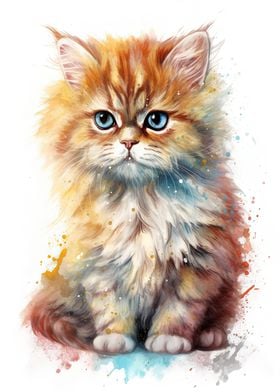 Cute Baby Persian Cat