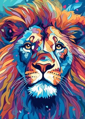 Lion King Animal Pop Art