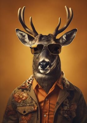 80s Style Deer