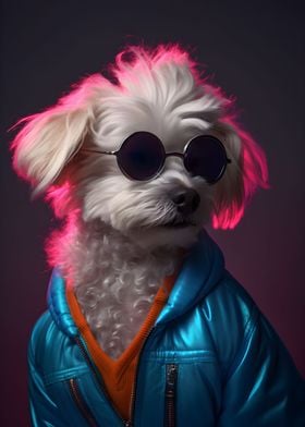 80s Style Dog