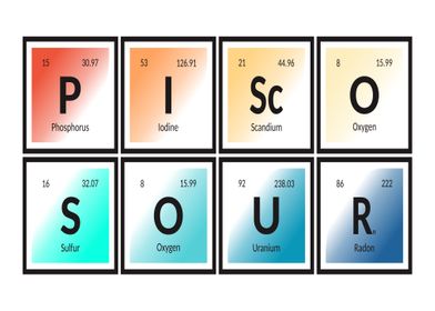 Piscosour Periodic Table