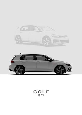 VW Golf GTI 8 2020 Whit