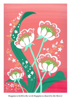 Bloom Flower Art Print