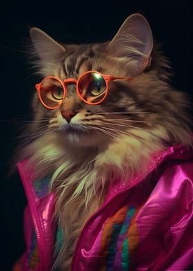 80s Style Cat