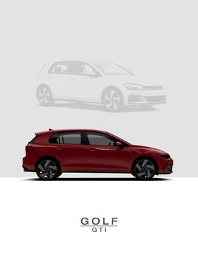 VW Golf GTI 8 2020  Red