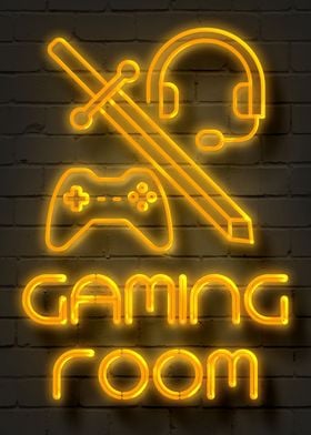 Gaming Room Neon