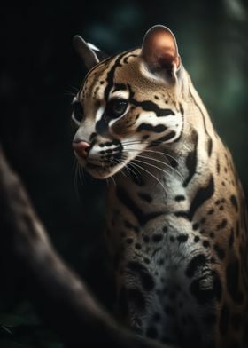 Sleek ocelot