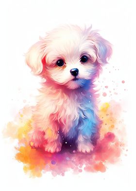 Cute Baby Maltese Puppy