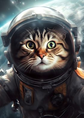 Fantasy Astronaut Cat