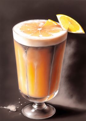 Orange cocktail 