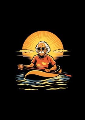 Kayaking Grandpa Kayaker
