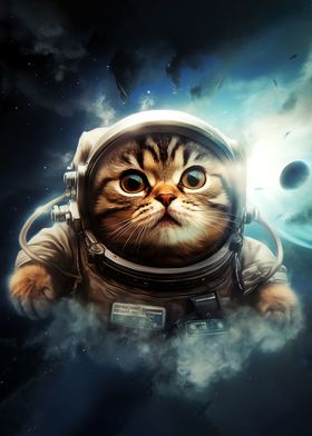 Fantasy Astronaut Cat