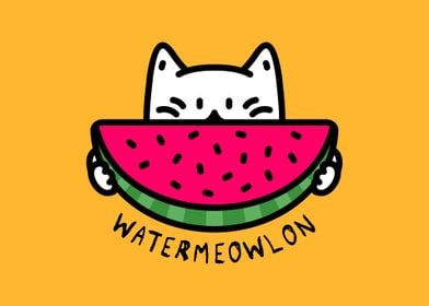 Watermeowlon Watermelon Ca