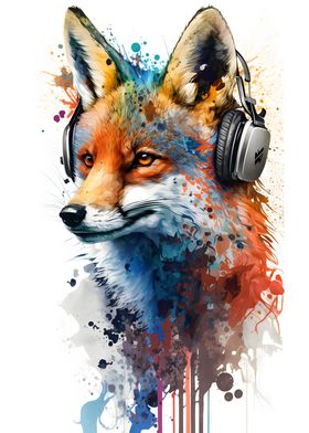 Fox Artwork Painting