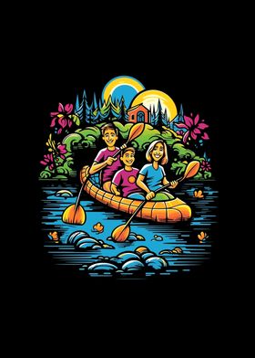 Kayaking Family Kayak