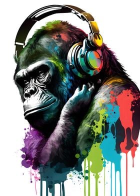 Gorilla Music Art