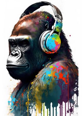 Gorilla Artwork Painting