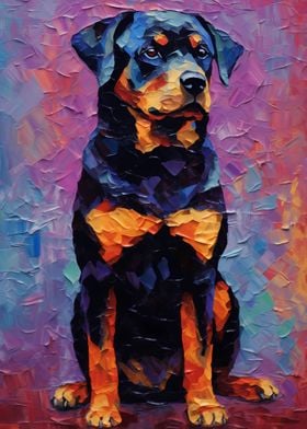 Rottweiler Colorful