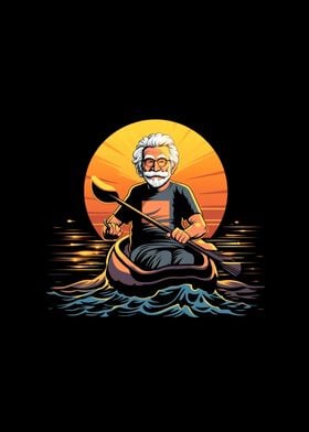 Kayaking Grandpa Kayaker