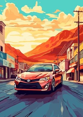 Toyot Camry Car Minimalist