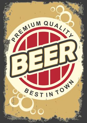 Premium Quality Beer sign