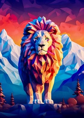 Amazing Lion art