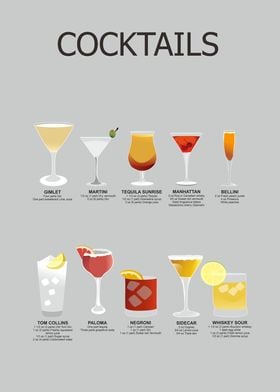 10 cocktails