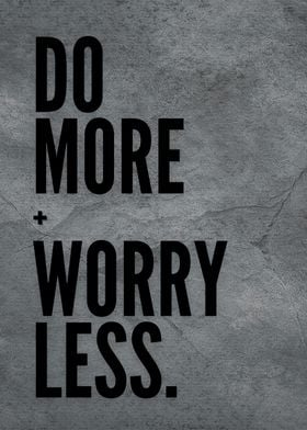 Do More Motivation Poster