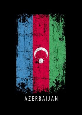 AZERBAIJAN Flag