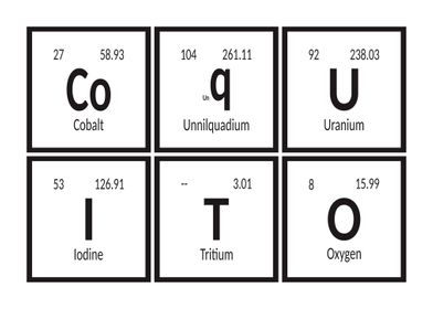 Coquito Periodic Table